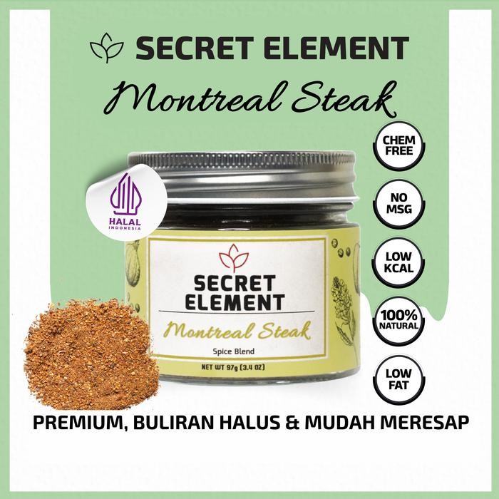 

Stok Baru Secret Element - Montreal Steak Spice Blend - BBQ Series - BumbuMasak Steak