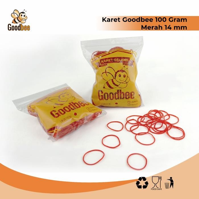 

New KARET GELANG MINI MERAH 14MM / KARET IKATAN 100 GRAM