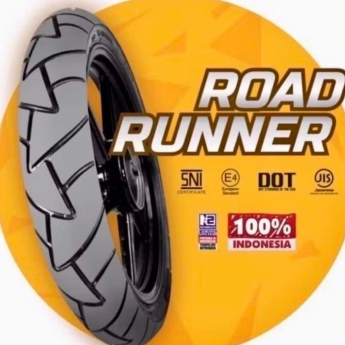 Paket Ban Motor Tubeless Mizzle Road Runner 100/80 - 17 & 130/70 - 17 Free Pentil 