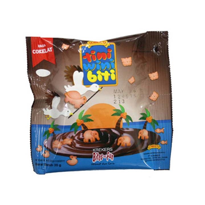 

S03978 SOBISCO TINI WINI BITI RASA COKELAT CRACKERS 30GR PACK MAJU BERSAMA (20250916)