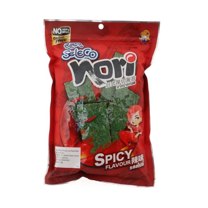 

S52868 SELECO NORI SPICY RUMPUT LAUT 36GR BUNGKUS MAJU BERSAMA (20250910)