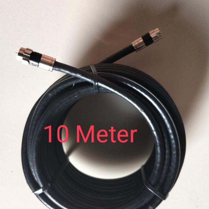 Pilihan- Kabel Antena Tv Rg6 10 Meter Connector Belden Ppc Rg6