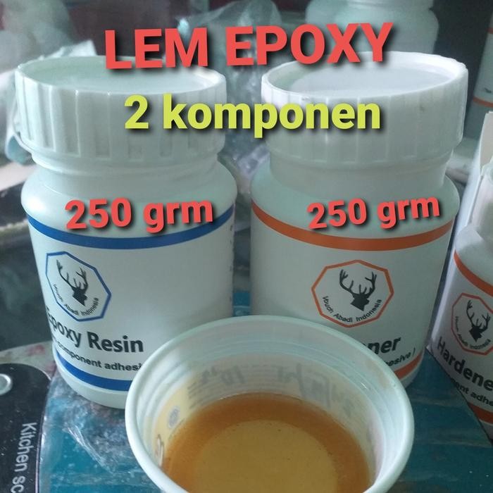 Pilihan- Lem Epoxy 2 Komponen 500 Grm