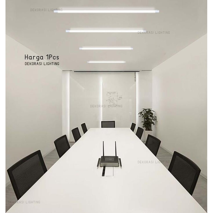 Lampu Dinding Wastafel Led Panjang Neon 90Cm T8 12W Outbow Putih