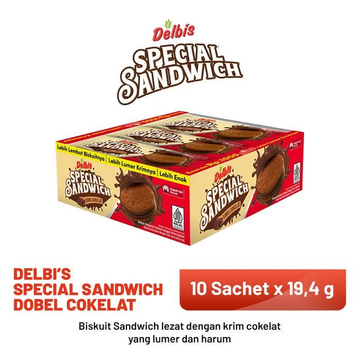 

Delbi's Special Sandwich Double Cokelat Box