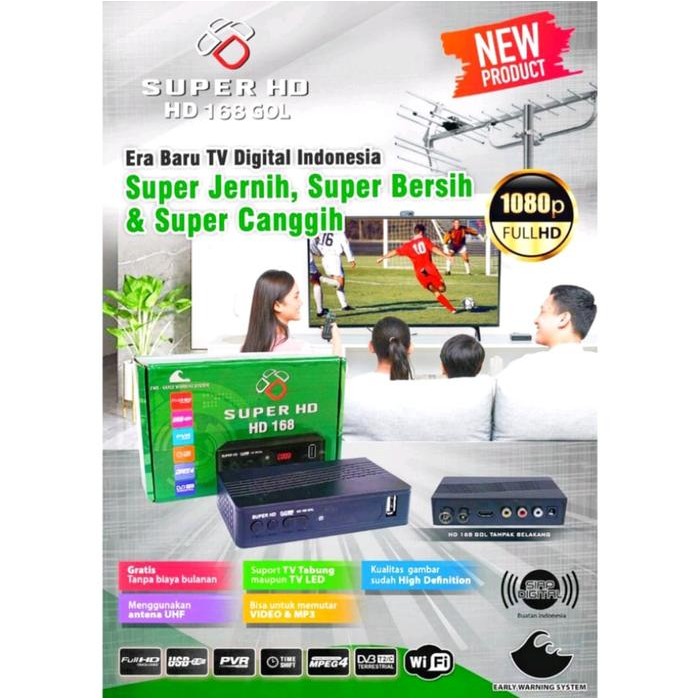 Set Top Box Tv Digital Freebox Dvb T2 Full Hd- Stb Freebox Ready Stock