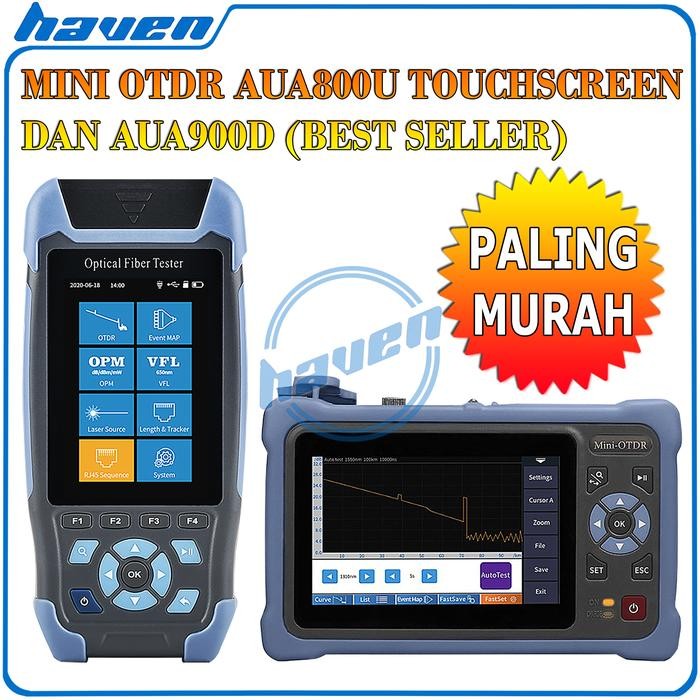 Smart Mini OTDR / OTDR Fiber Optic AUA800U / OTDR Mini Touchscreen