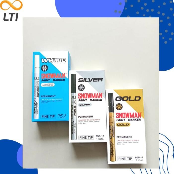 

OJ Snowman Paint marker Fine Tip / LSN Gold Putih