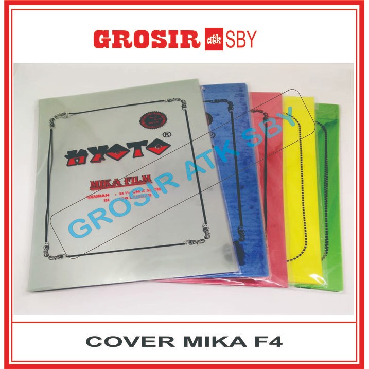 

OJ COVER MIKA Plastik F4 (PER PACK)