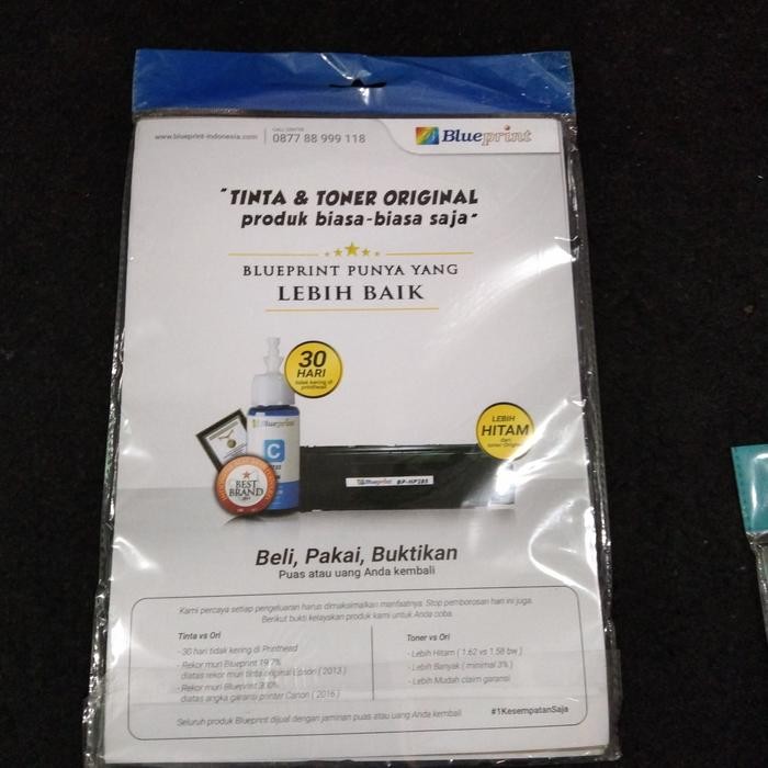 

kertas sticker photo glossy A4 blue print 120gsm