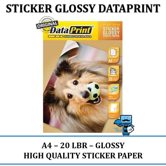 

Kertas Stiker / Kertas Sticker Glossy DataPrint High Quality