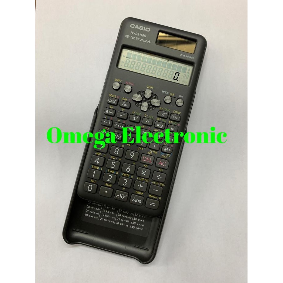 Casio Kalkulator FX-991MS Scientific Calculator Kuliah Sekolah FX 991