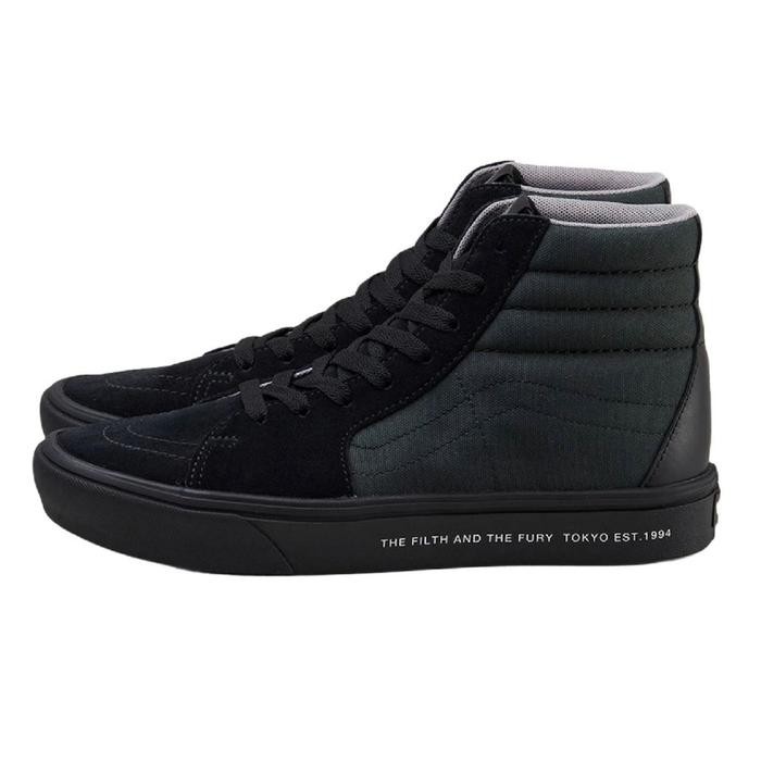 Ready Comfycush Sk8 Hi X Neighborhood Black Original Resmi