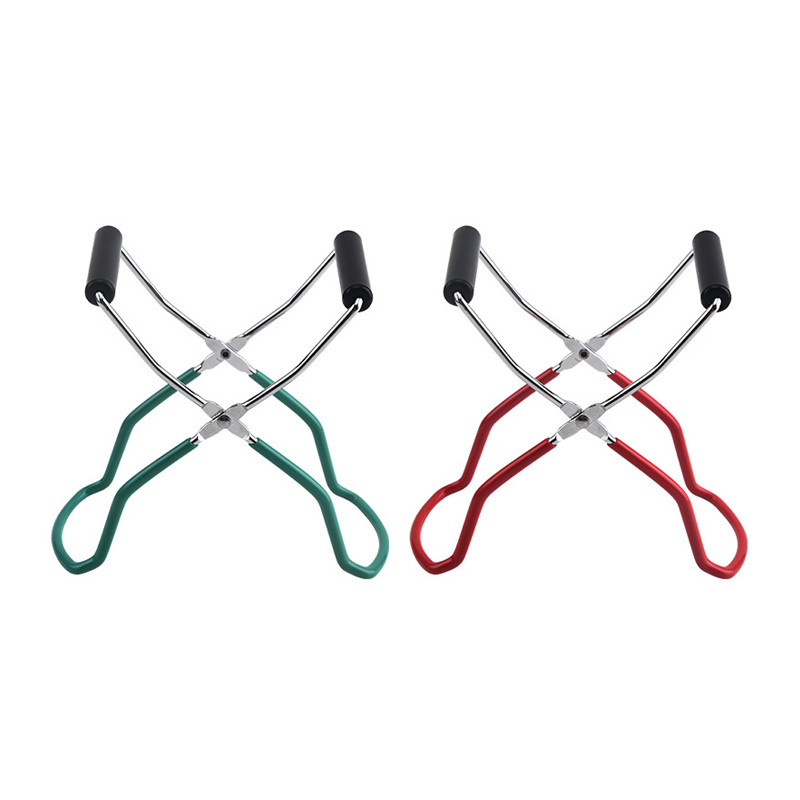 BARU Canning Jar Lifter Stainless Steel Canning Tong Handle Can Lifter Tongs Jar Clip Heat Resistanc
