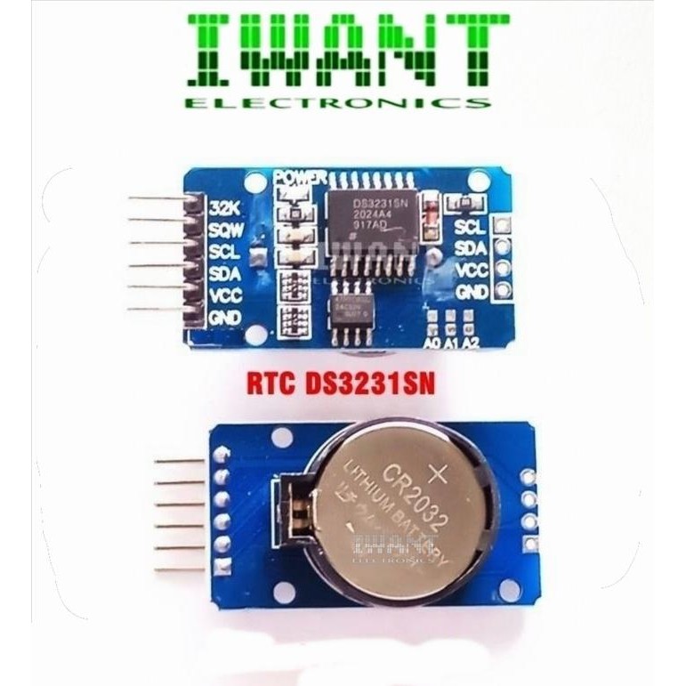 Pilihan- Ds3231 Ds3231Sn Rtc Module Rtc Ds3231Sn + Battery Real Time Clock Ds3231Sn Modul Rtc