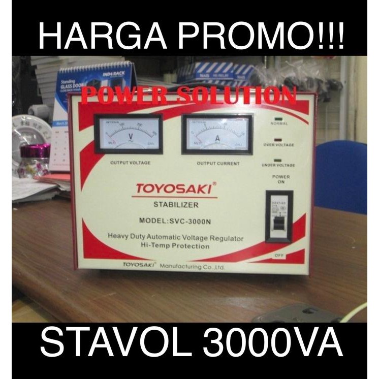 Sale Stabilizer Toyosaki Svc3000N, Stabilizer Toyosaki 3000Va Terlariss 