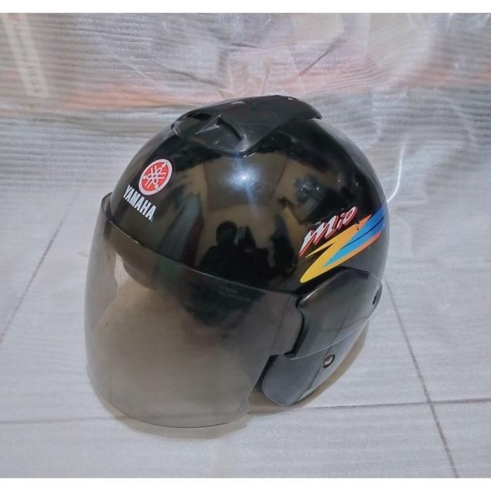 Helm Jadul Yamaha Mio Hitam Original