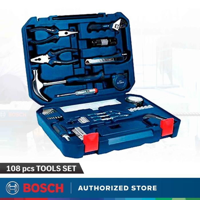 BOSCH Toolkit 108 Pcs Mixed Set 108 Multifunction Tool Kit