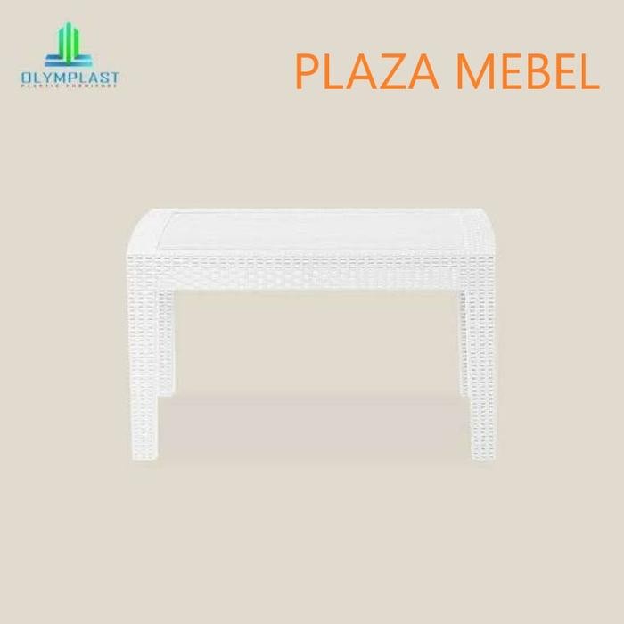SET Olymplast Sofa Plastik / Kursi Tamu / Kursi Taman 321 + MEJA