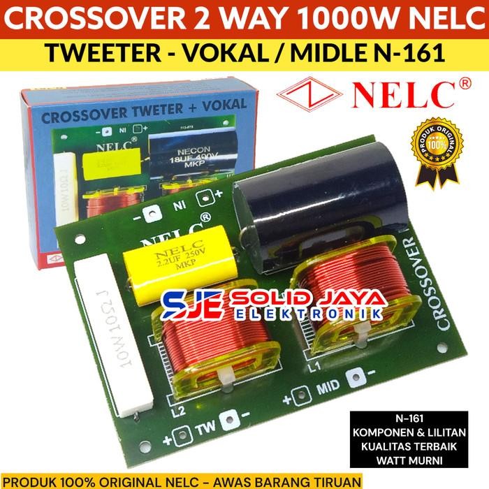 Ready CROSSOVER TWEETER VOKAL 2 WAY N161 NELC - CROSSOVER 2 WAY NELC N-161 TWETER VOCAL MIDLE MIDEL
