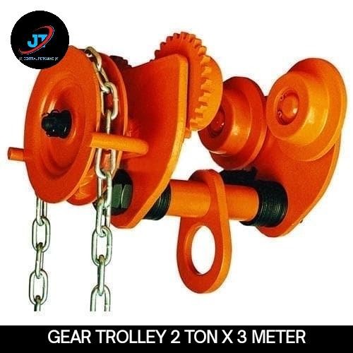 GEARED TROLLEY 2TON GEAR TROLI HOIST 2 TON X 3 METER CP KATROL