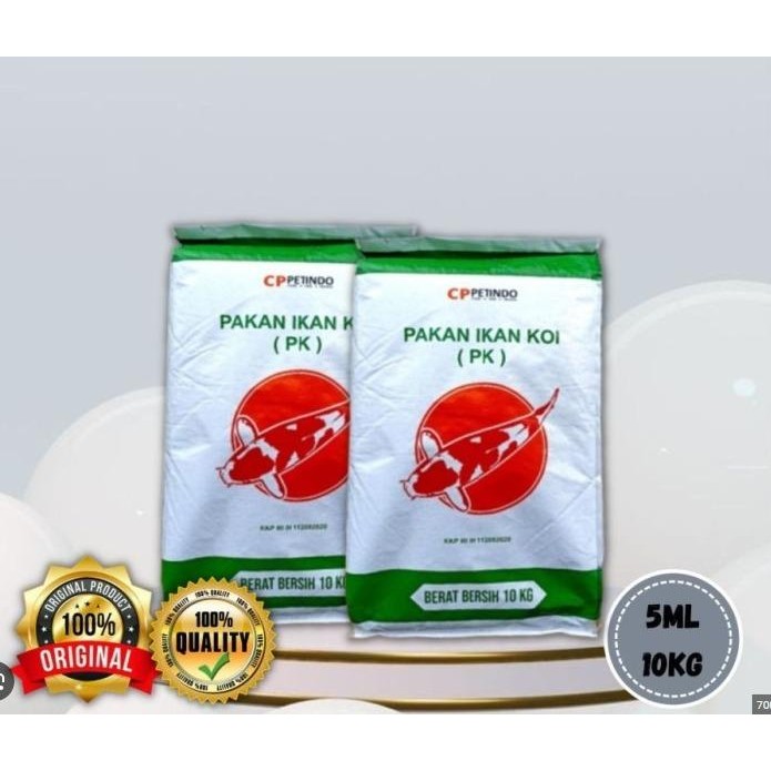 PAKAN IKAN PK HIJAU 5MM PELET IKAN KOI 10 KG