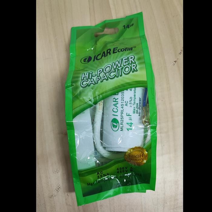 ;&;&;&;&] Kapasitor ICAR ecofill 14mf bulat kabel mikro uf