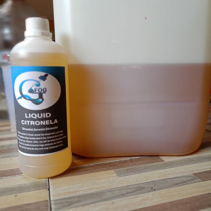 LIQUID fogging nyamuk disinfektan food grade 1 liter sereh wangi Cairan Obat