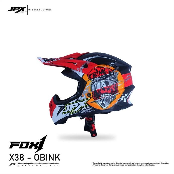 Helm JPX Fox1 Cross Full Face - X38 Obink