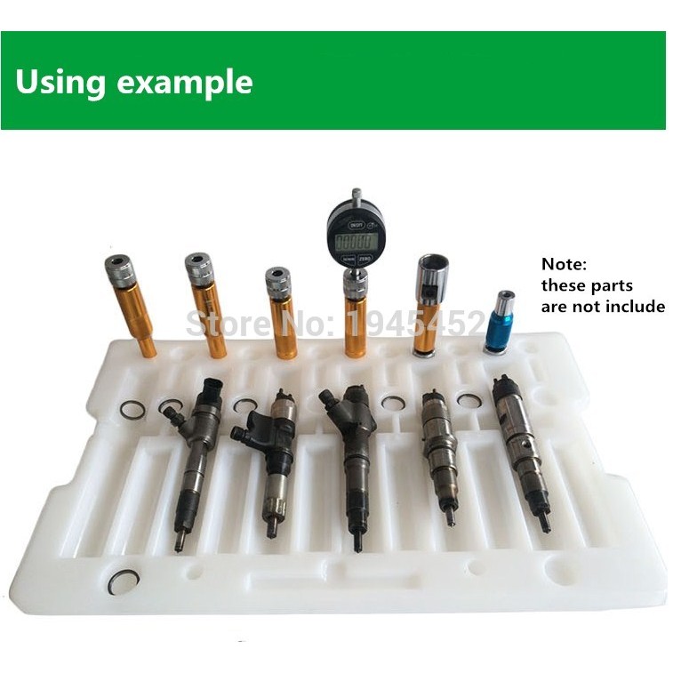 NEW arrival Common rail injector and parts placing tray, common rail injector repair tools
