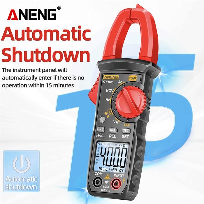 Aneng St182 Digital Multimeter Voltage Tester Clamp Ammeter Original