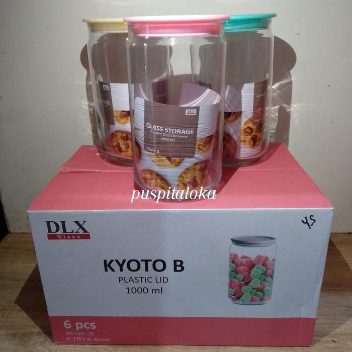 TOPLES KUE/TOPLES KACA/TOPLES DLX KYOTO-B 1000ML ISI 6