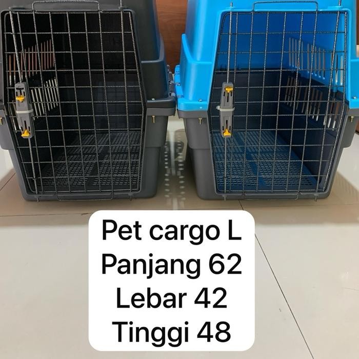Kandang Kucing Pet Cargo Besar Hewan Pet Carrier Termasuk Tray Ukuran Large Voyager Pet Carrier