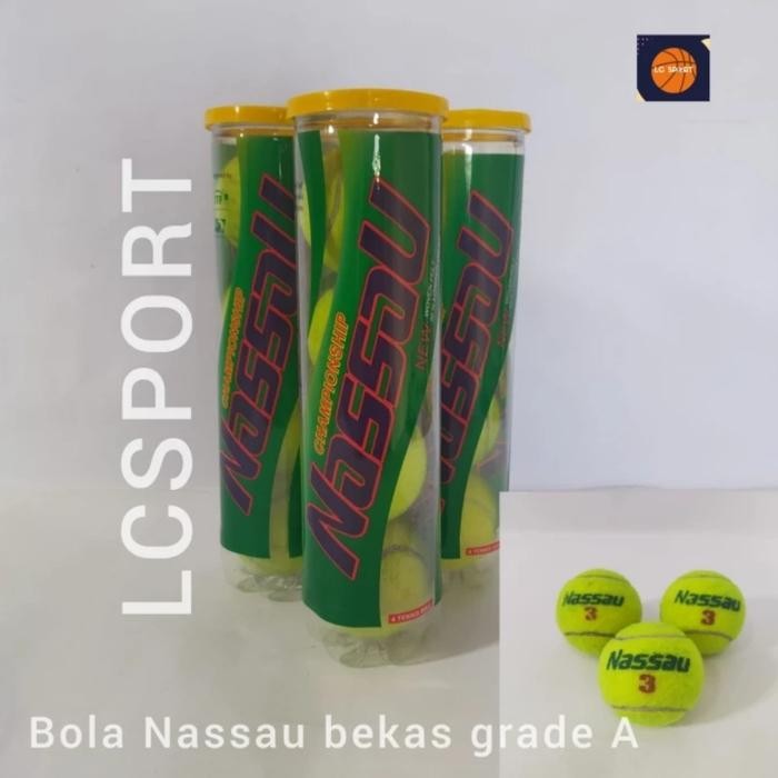 Bola kasti hijau/Bola tenis (bekas)