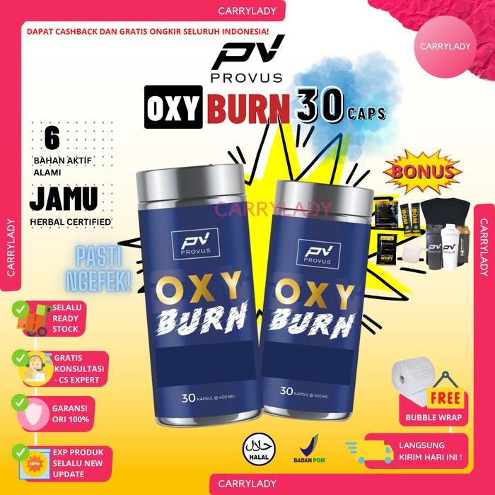 Provus Oxy Burn 90 Kapsul Caps Supplement Fitness