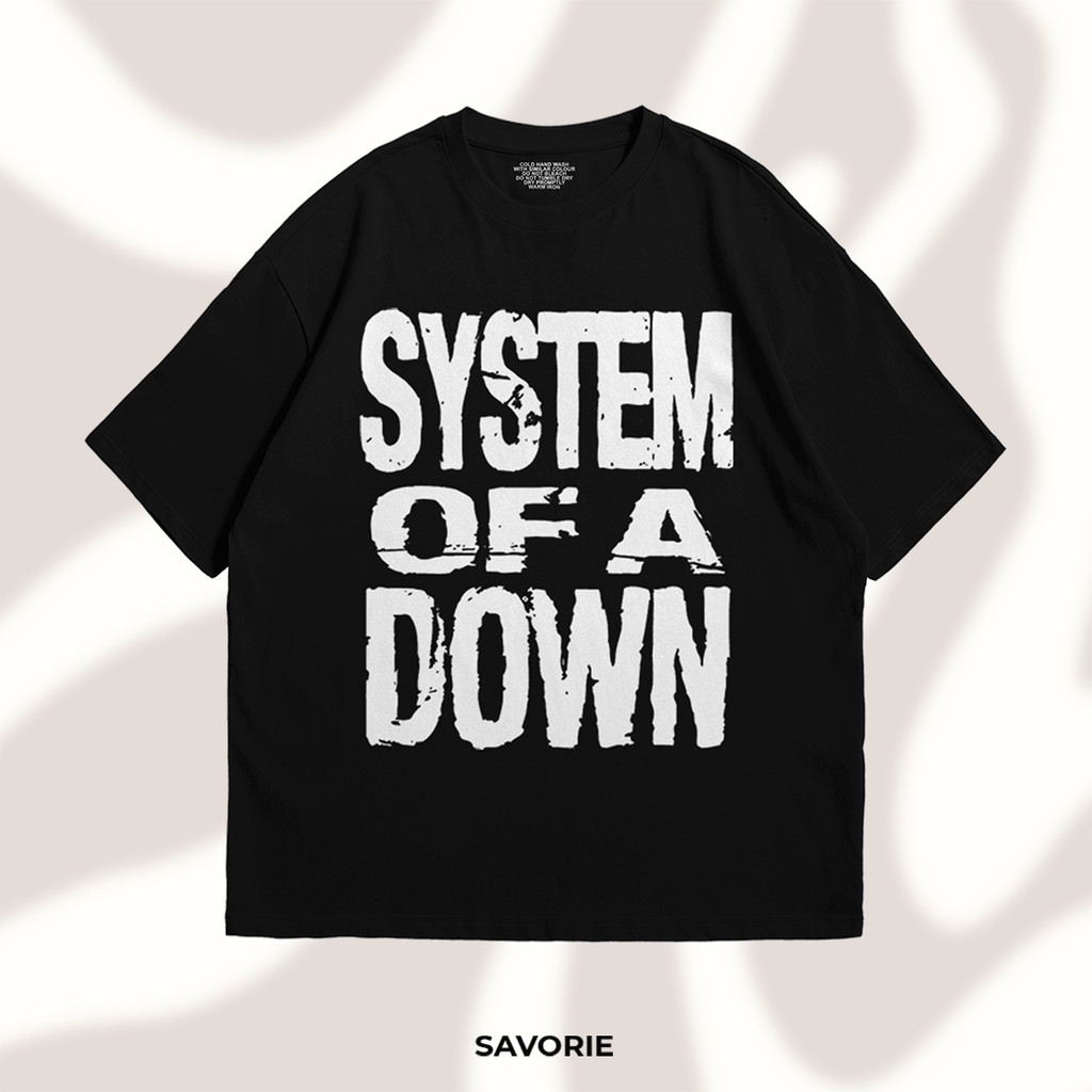 SYSTEM OF A DOWN T-SHIRT OVERSIZE VINTAGE 20s PREMIUM