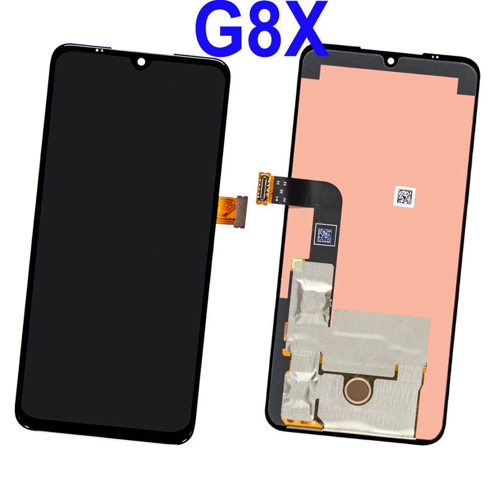 FOR LG G8 THINQ G820 G8S THINQ G810 G8X THINQ G850 LCD DISPLAY TOUCH SCREEN DIGITIZER ASSEMBLY FRAME
