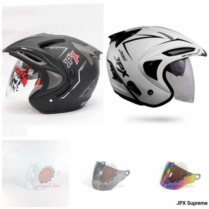 0nb7- Kaca Helm Jpx Supreme Visor Helm Jpx Supreme