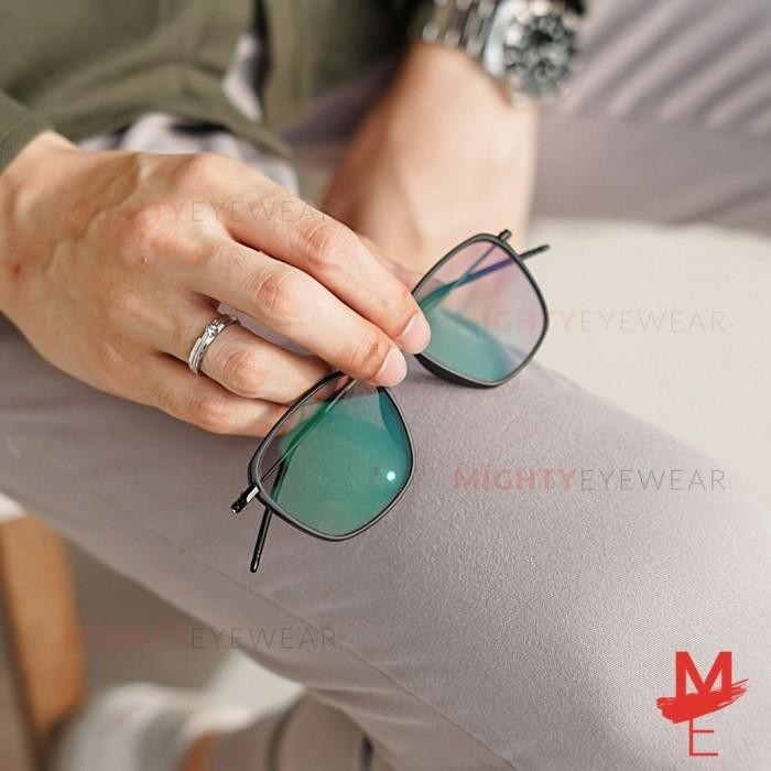 rb8j- New Kacamata Besi Blueray & Antiradiasi - Manhattan - Kacamata Minus