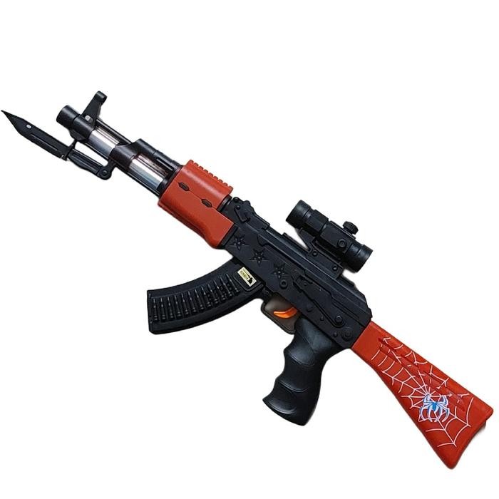 STOK TERBATAS  MAINAN TEMBAKAN AK47 LIGHT SOUND - TEMBAKAN TEMBAKAN ANAK TERJANGKAU