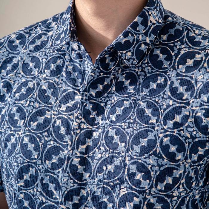 e73c- Lavite - Mandalas Kemeja Batik Pria Premium Lengan Pendek