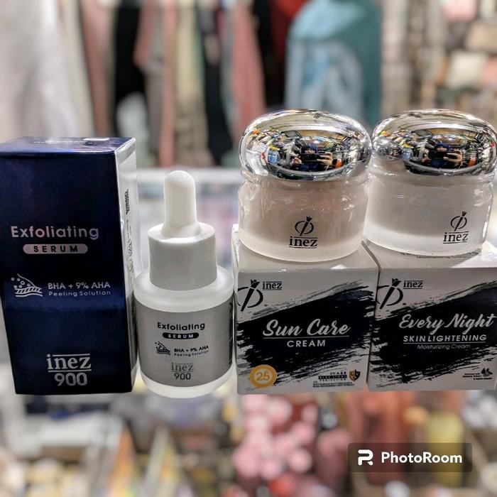 PROMO INEZ PAKET WHITENING/ AMPUH ATASI FLEK HITAM- New Packaging