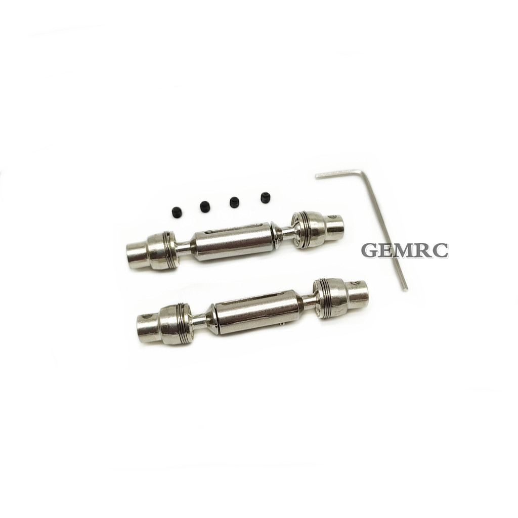 MN99S MN98 MN99S MN 99S D90 part wpl c14 c24 2pcs metal drive shaft metal upgrade part accessories p