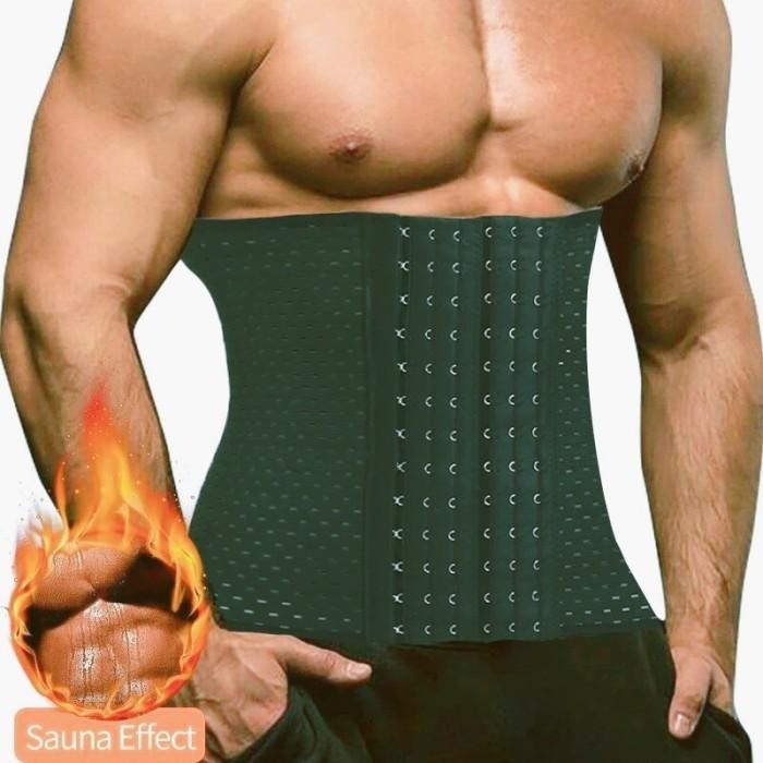 Korset Pria / Korset Laki Laki / Korset Cowok Pengecil Perut Mode Pasti Ori