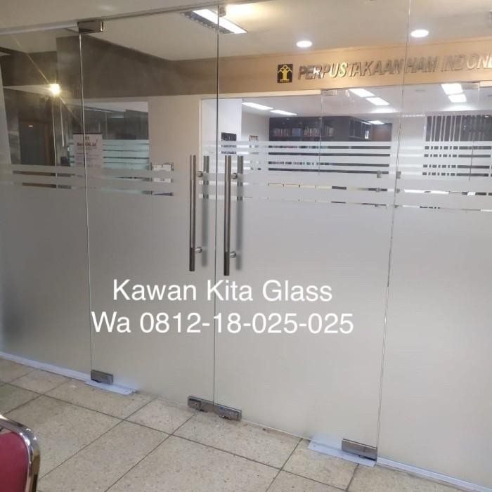 Pintu Kaca Tempered 12Mm Swing Promo 