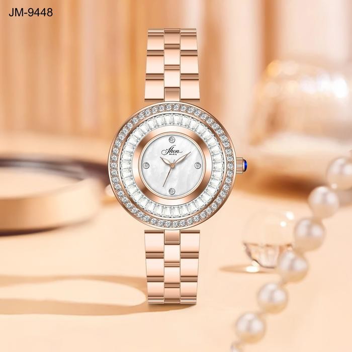 Jam Tangan Wanita Jhon Marie 9448 Rantai Stainless Steel Original