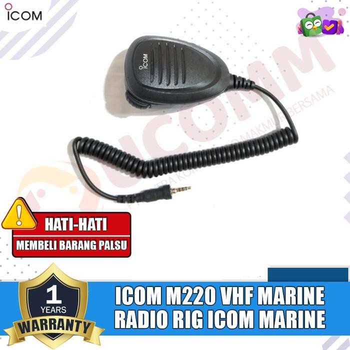 ICOM IC M220 M 220 VHF RADIO RIG MARINE ICOM M-220 ORIGINAL GARANSI