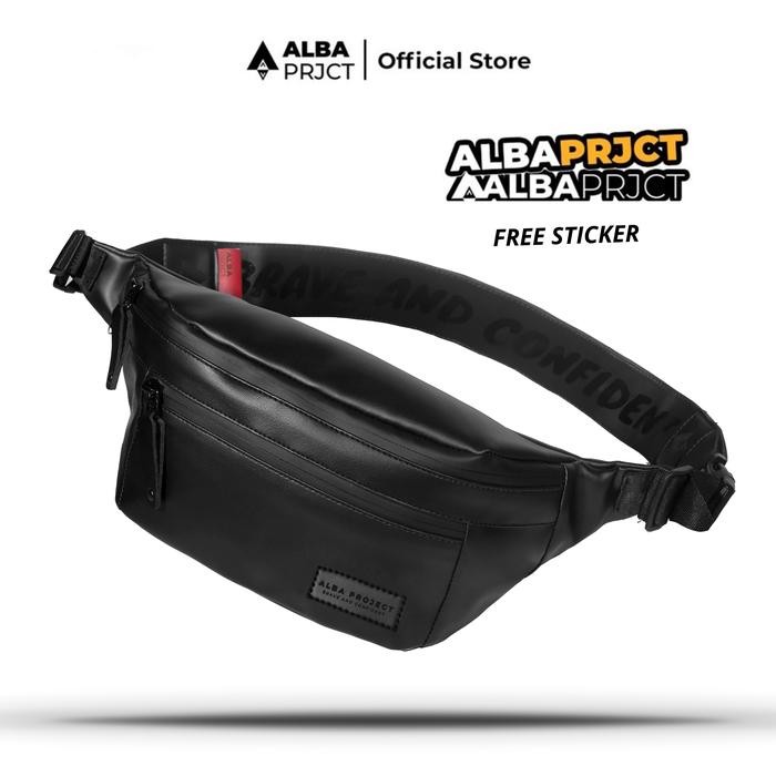 ALBA PROJECT WAISTBAG "FANO" TAS SELEMPANG PRIA TAS PINGGANG WATERPROOF Slingbag