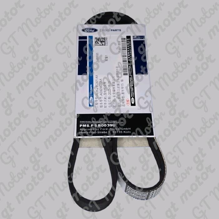 Jual Ae8Q6C301Aa Fanbelt Fan Belt Vbelt V Belt Tali Kipas Ford Fiesta 1.4 1.5 1.6 1400 1500 1600