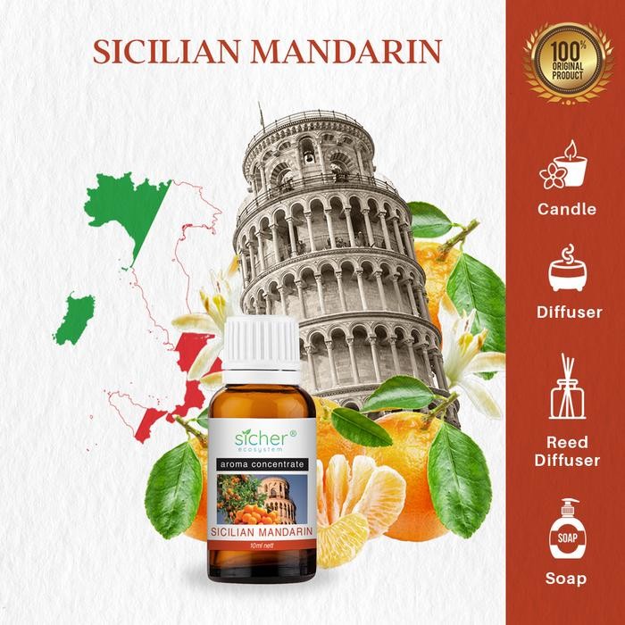 Sicher Fragrance Oil Sicilian Mandarin 10ml